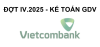 Đề thi Vietcombank đợt 4 năm 2025 (Đề dự đoán) - vị trí Kế toán/ Giao dịch viên